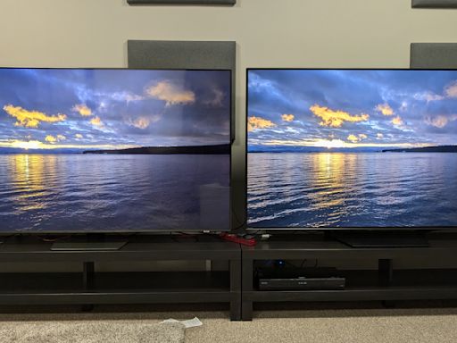 I tested affordable Samsung and Hisense mini-LED 4K TVs side-by-side, and the results surprised me