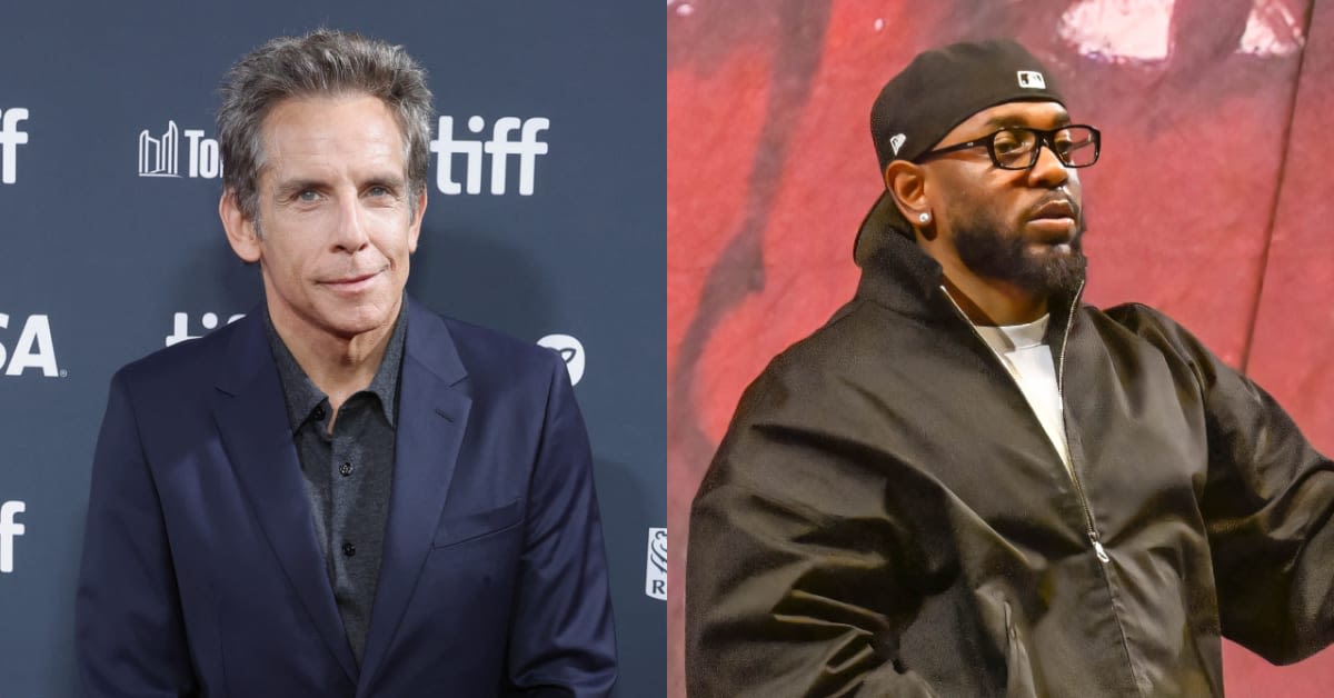 Ben Stiller Says "Euphoria" Is His Favorite Kendrick Lamar Song Amid Super Bowl Halftime Show Announcement