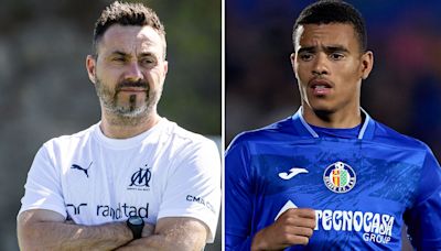 De Zerbi vows to 'defend Mason Greenwood publicly' if Marseille sign Man Utd ace