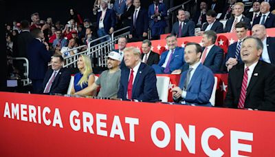 Who is sitting next to Trump at the RNC tonight? Jason Aldean, wife Brittany join GOP presidential hopeful