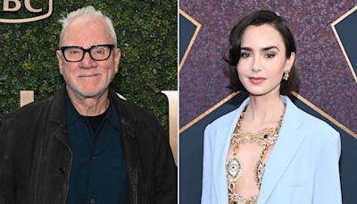 Malcolm McDowell Says Daughter-in-Law Lily Collins Has 'That Audrey Hepburn Kind of Thing' (Exclusive)