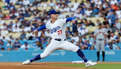 River Ryan gets a standing ovation in his major league debut as Dodgers edge Giants