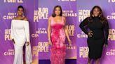Taraji P. Henson Channels Barbiecore in LaPointe Dress, Fantasia Goes White in Christian Siriano and More Stars at ‘The Color Purple...