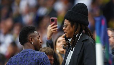 JAY-Z Supports Roc Nation Sports' Vinicius Jr. at Champions League Final