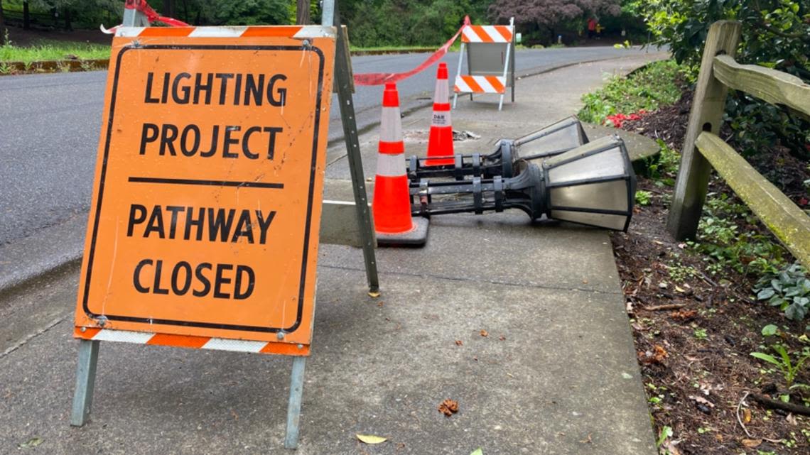 Safety project to replace old light poles in Portland parks nearly complete