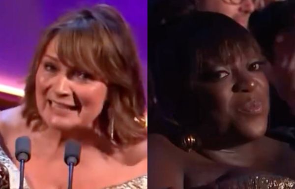 Baftas: Loose Women star Judi Love appears to roll eyes at Lorraine Kelly during TV Awards