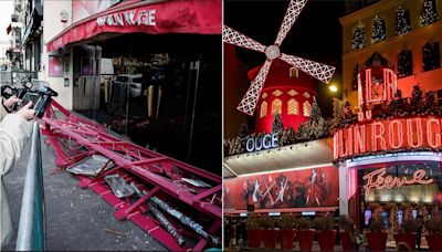 Sails from iconic Moulin Rouge windmill in Paris collapse to ground: 'It lost his soul'