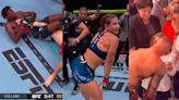 Una velada de UFC dio que hablar: de la escalofriante lesión en un brazo de un luchador al baile de una argentina tras su triunfo