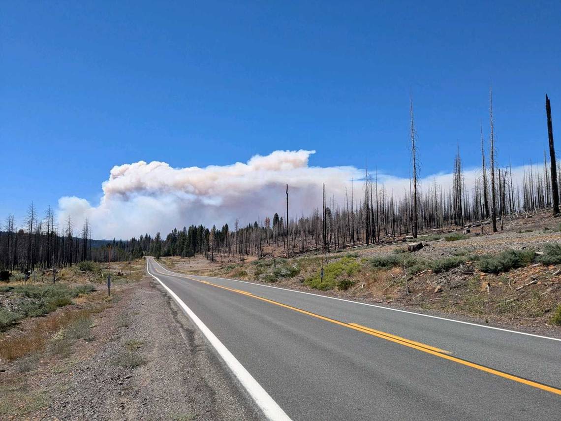 Park Fire has 13,000-acre growth in 24 hours as Northern California blaze spreads northeast