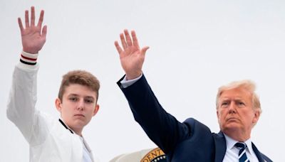 Trump says his teen son Barron told him he needed to go on streamer Adin Ross' show