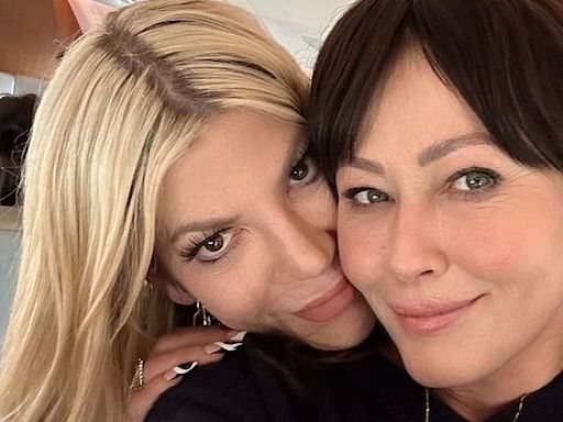 Tori Spelling shares post online after death of Shannen Doherty