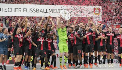 ¡Histórico! Leverkusen es el primer equipo en terminar invicto la temporada de la Bundesliga