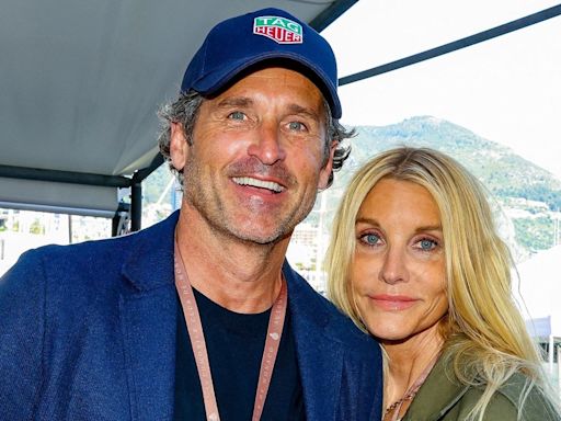 Patrick Dempsey & Wife Jillian Spend the Day at Grand Prix de Monaco Historique 2024