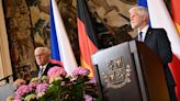 German president describes EU enlargement as a 'moment of happiness'