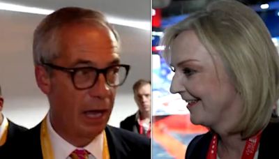 Nigel Farage And Liz Truss Have 2 Very Uncomfortable Reactions When Asked About Potential Trump Meetings