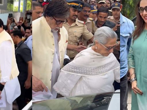 Amitabh Bachchan with wife Jaya Bachchan, Madhuri Dixit, Tiger Shroff cast their votes in Lok Sabha 2024 election