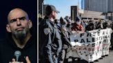 Fetterman hammers 'a--hole' anti-Israel protesters, slams own party for response to Iranian attack: 'Crazy'