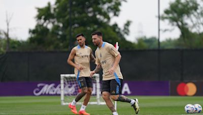 La selección volvió a entrenarse en Nueva Jersey, en la previa del cumpleaños de Messi y a la espera del equipo titular