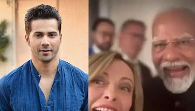 Varun Dhawan REACTS To PM Narendra Modi, Italian PM Giorgia Meloni's Viral 'Melodi Team' Video - News18