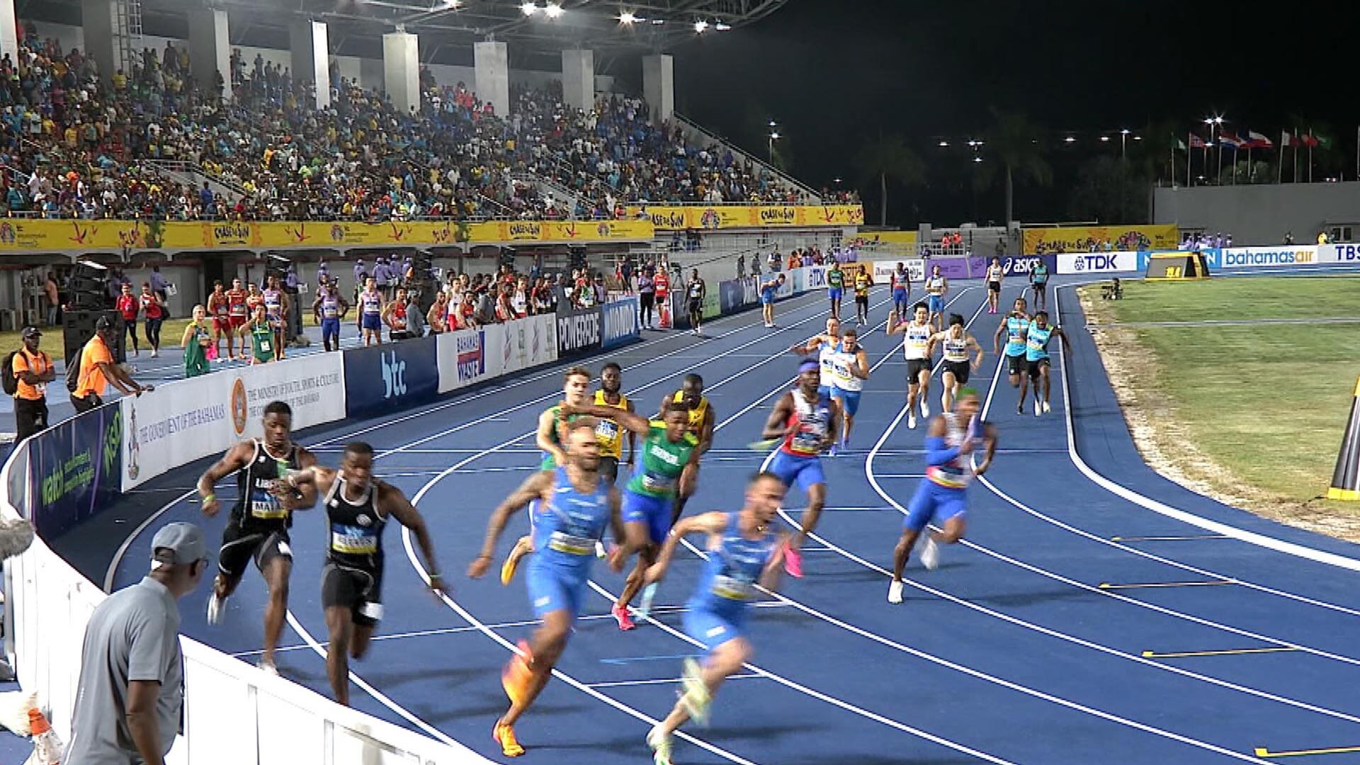 U.S. qualifies for four Olympic track and field relays on first day of World Athletics Relays