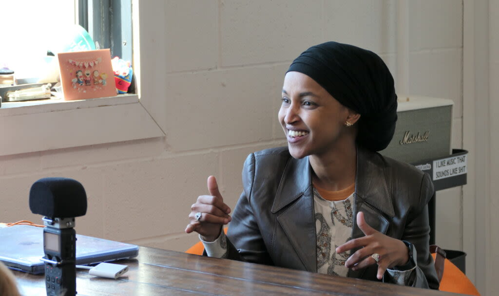 Rep. Ilhan Omar remains an international celebrity even as she fights to hold onto her district