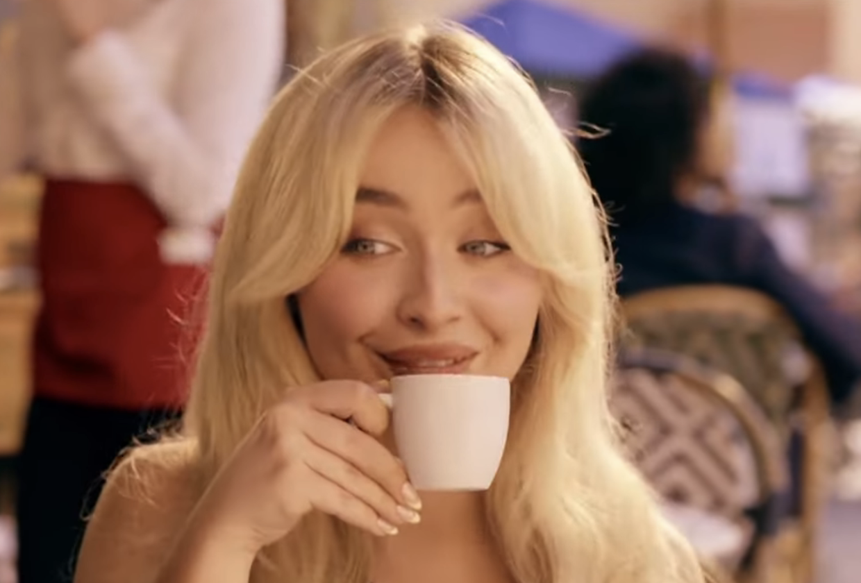 Sabrina Carpenter Binge-Drinks ‘Espresso’ While Getting Hyped for Paris Olympics — Watch Commercial