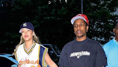 Rihanna and A$AP Rocky dress down for NYC stroll