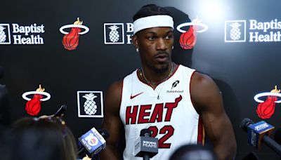 Jimmy Butler Surprises With 'No Shenanigans' Look at Miami Heat Media Day