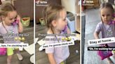 This little girl says she’s ‘clocking out’ after a long day at preschool