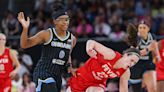 Chicago Sky's Diamond DeShields responds to toxic fan after hard foul on Caitlin Clark