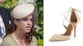 Princess Eugenie Dons Aquazzura Crisscross Pumps for the Duke of Westminster and Olivia Henson’s Wedding