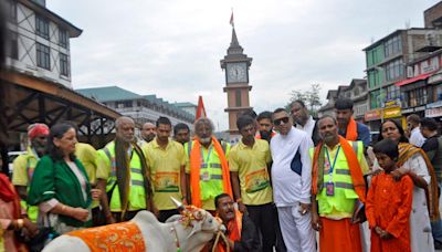 Gau Padyatra From Srinagar To Kanyakumari