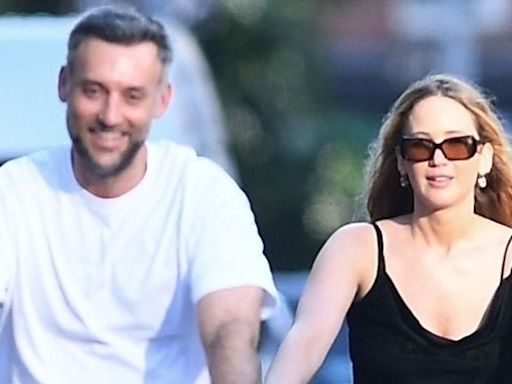 Jennifer Lawrence Wore the Coolest Studded Flats for a Bike Ride with Her Husband