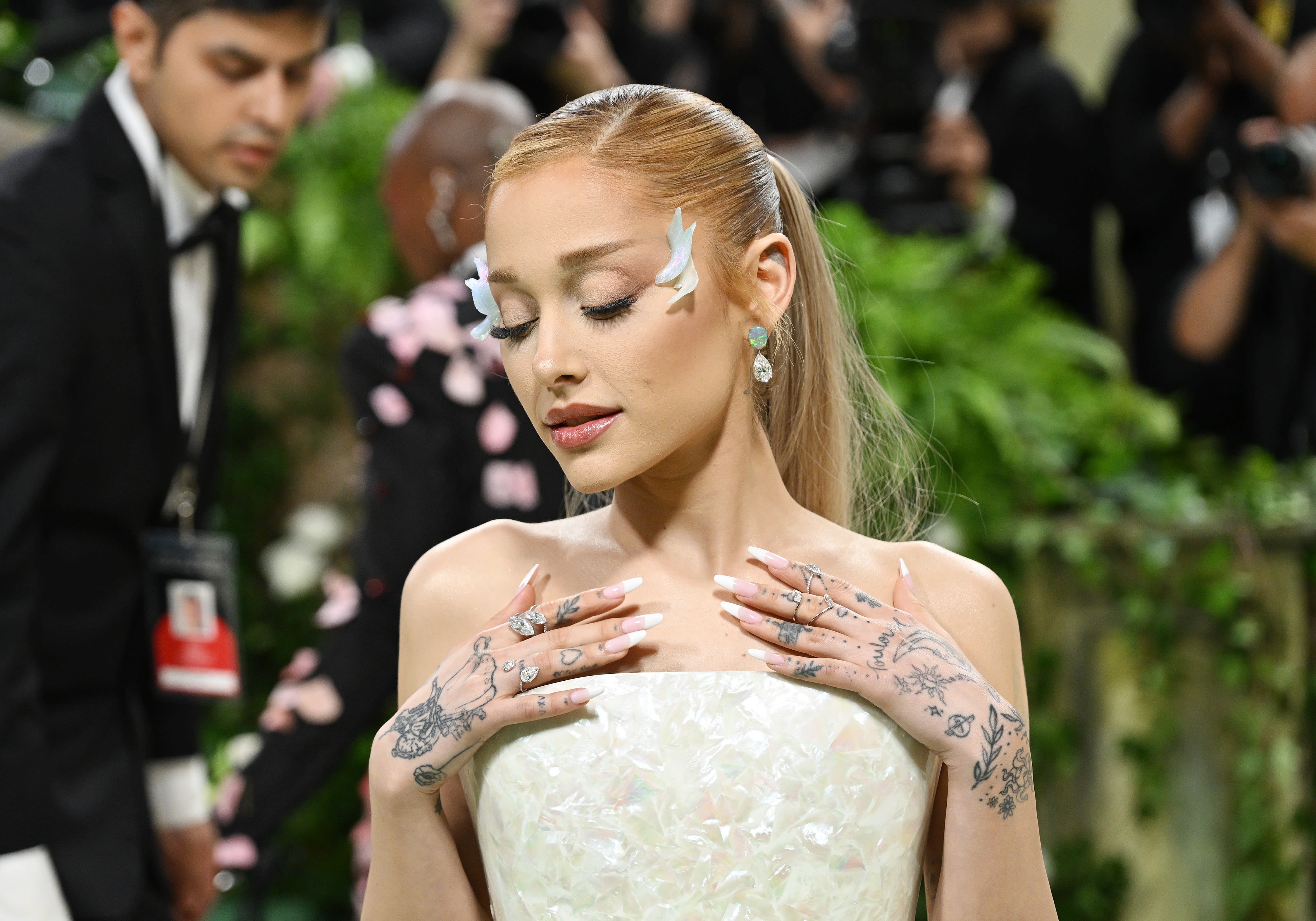 Ariana Grande's Met Gala 2024 Look Is Glittery Glinda Glam