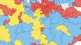 Map shows Surrey election results in full as some seats change hands