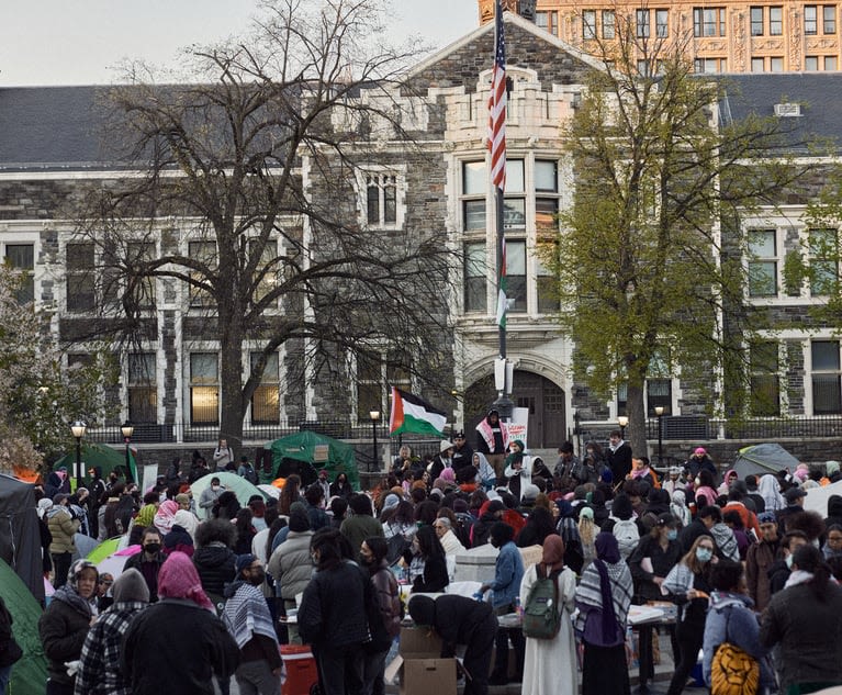 Columbia Grad Students Arrested, CUNY Law School Commencement Speakers Backout | New York Law Journal