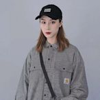 大東全球購~CARHARTT WIP卡哈特海軍風條紋格子襯衫黑白襯衣男女