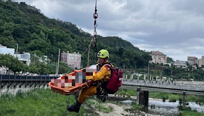 新／台中墜橋意外！7旬翁獨自外出 跌10米深河道亡