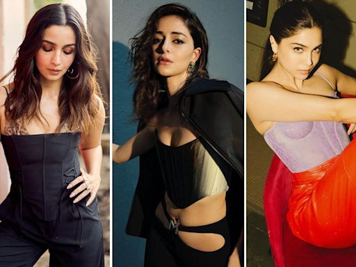 Alia Bhatt, Ananya Panday, Sharvari Wagh stun in corset-fit ensembles, pictures inside