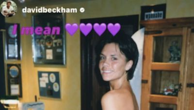 Victoria y David Beckham, 25 años después: se pusieron los trajes violetas de la boda ¡y les quedan perfectos!