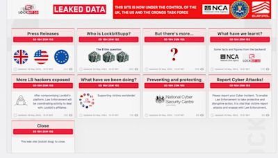 Police Revive Seized Lockbit Ransomware Gang's Site To Tease More Hacker Details