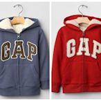 【BJ.go】GAP童裝 Sherpa arch logo zip hoodie  仿皮LOGO羊絨內襯連帽外套現貨