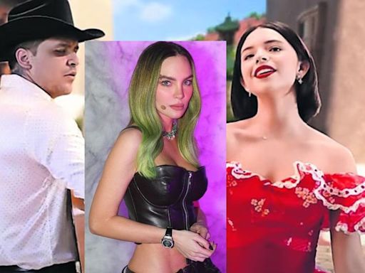 Belinda reacciona a la relación entre Christian Nodal y Ángela Aguilar, después borra el mensaje