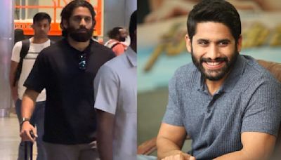 Amidst celebrating his Best Actor win, Naga Chaitanya was spotted at the Hyderabad airport