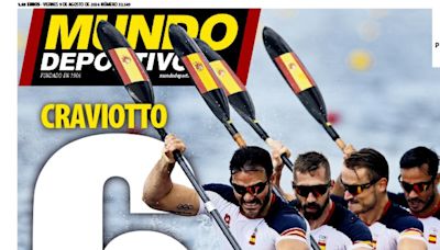 Portada de Mundo Deportivo del viernes 9 de agosto de 2024