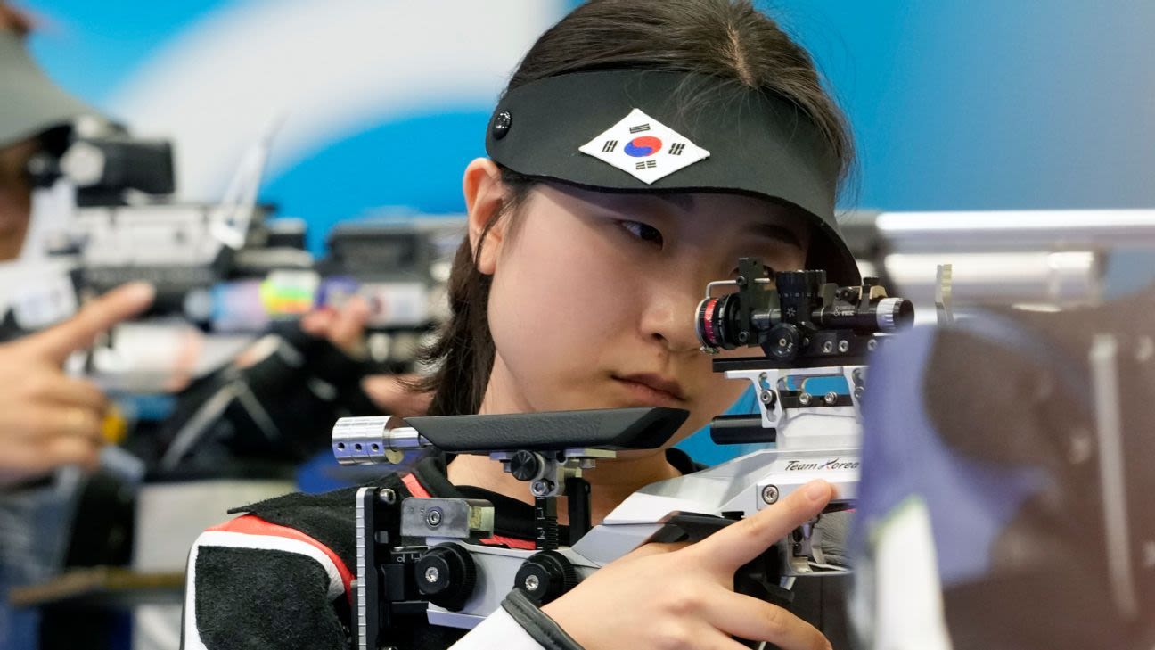 S. Korean shooter outduels fellow teen for gold