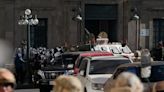 Armoured vehicle breaks through door at Bolivian presidential palace as country faces coup attempt