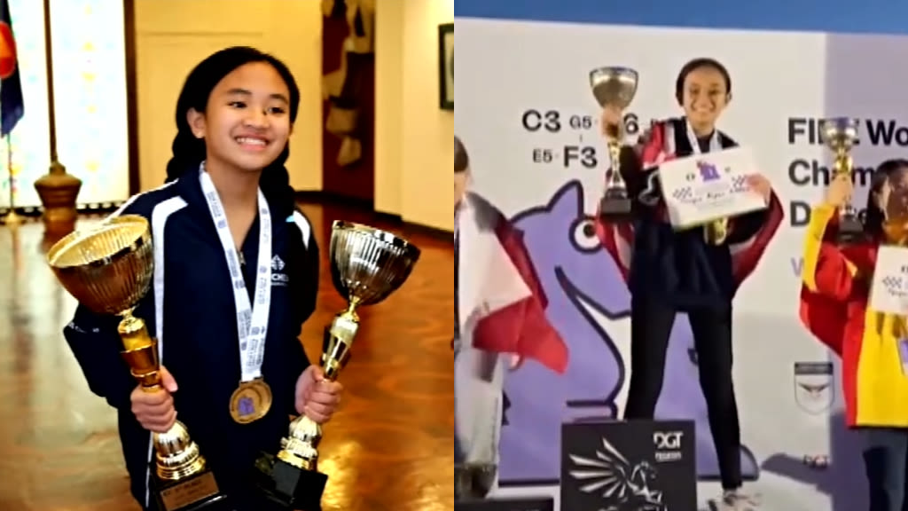 Filipino American, 11, makes history at world chess tournament