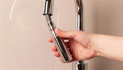 The Easiest Way To Clean Residue From Your Kitchen Faucet Head