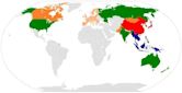 Member states of the Association of Southeast Asian Nations